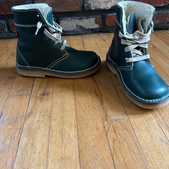 Duckfeet Wool-Lined ODENSE GREEN boots size 38 - Picture 4 of 9